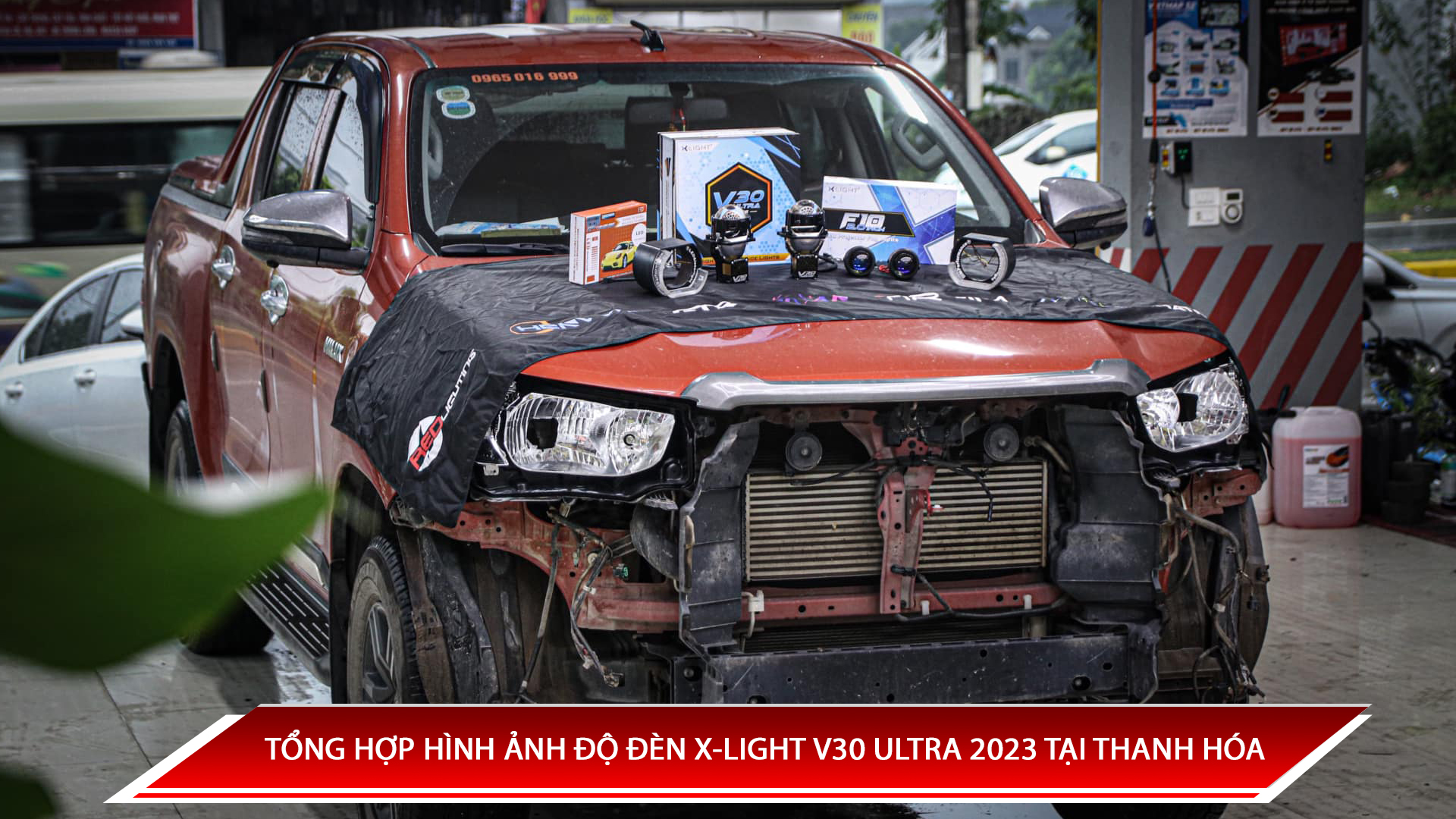 TỔNG HỢP HÌNH ẢNH ĐỘ ĐÈN BI LED X-LIGHT V30 ULTRA 2023 TẠI THANH HÓA